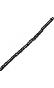 Hematite Perlen Tube 3x1.5mm Black